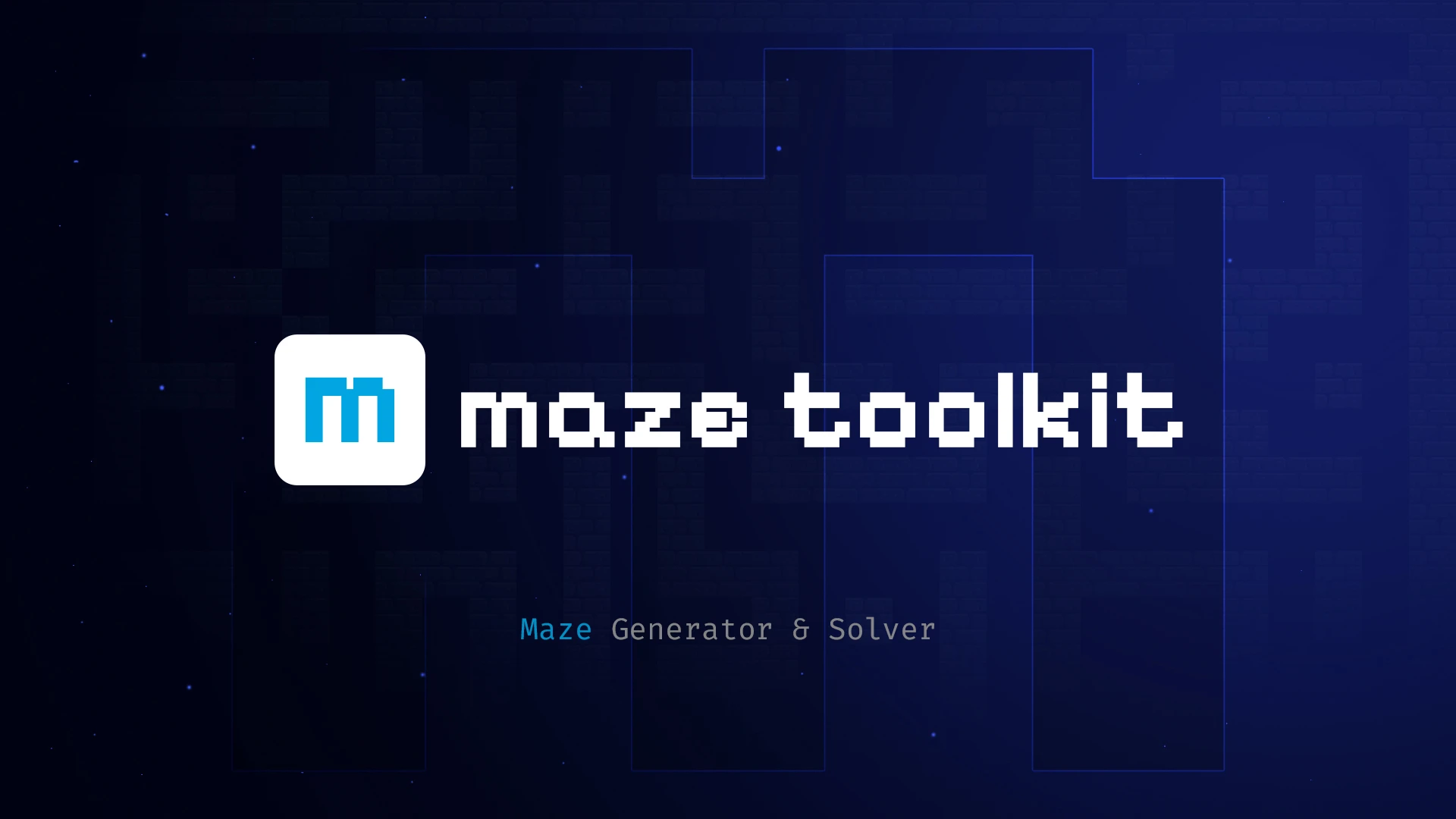 Screenshot of the project Maze Toolkit